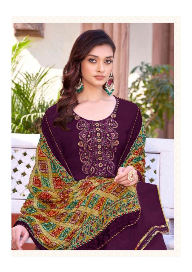 Alok Jaimala Nigaar Vol 34 Catalog wholesaler of dress material in Surat