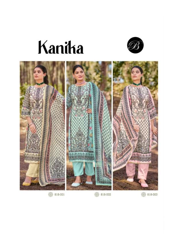 BelliZa Kanika catalog wholesale dress materials for business in Surat