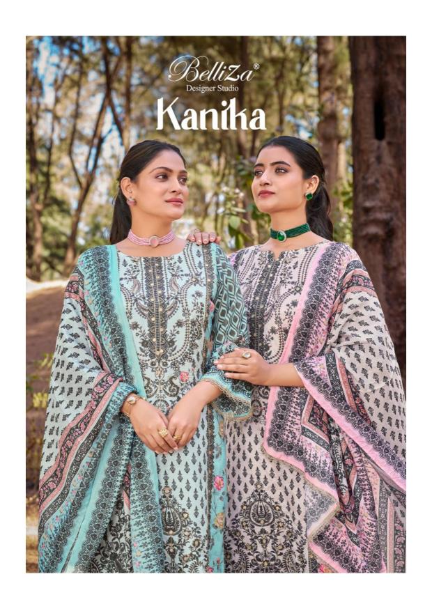 BelliZa Kanika catalog wholesale dress materials for business in Surat