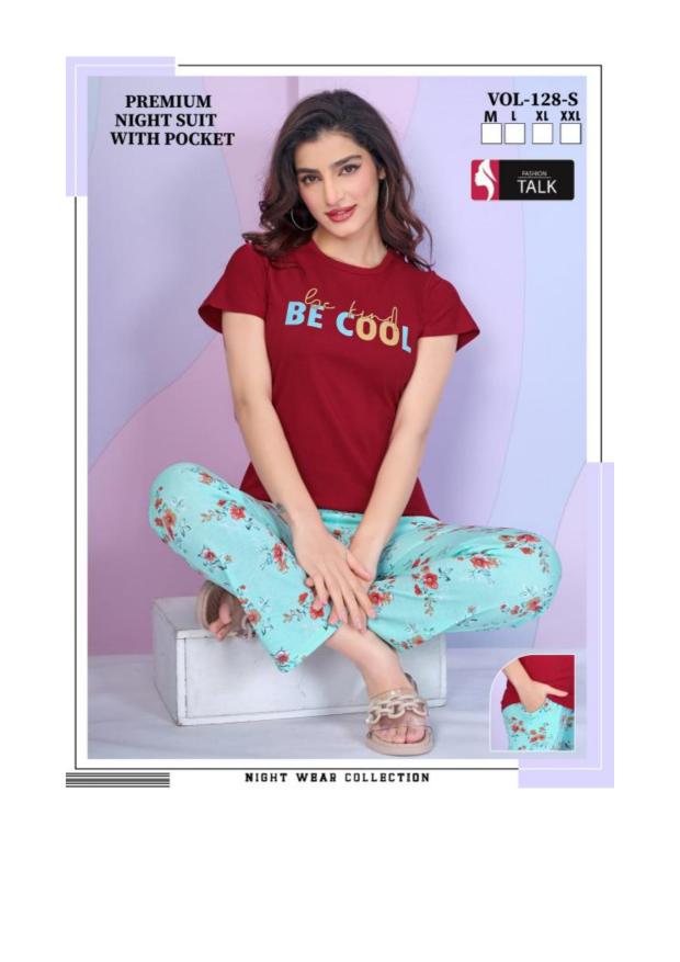 Fashion Talk VOL.JC 128 S catalog night dress wholesale market in Surat