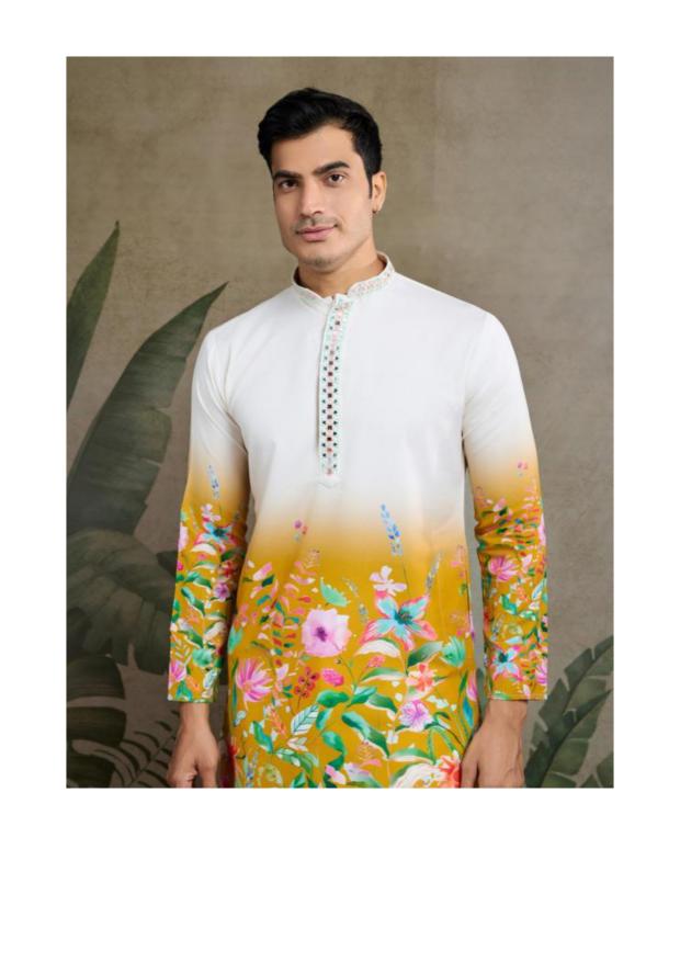 Felocity Yellow Color 61099 catalog fab india kurtis online wholesale kurti manufacturers in Surat