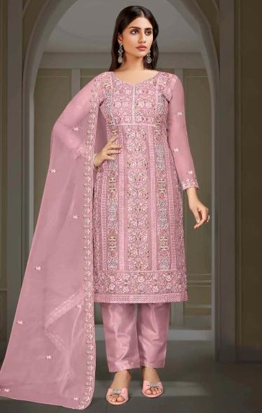 Florent 1025 A To D Organza Embroidered Pakistani Salwar Kameez wholesalers in Surat