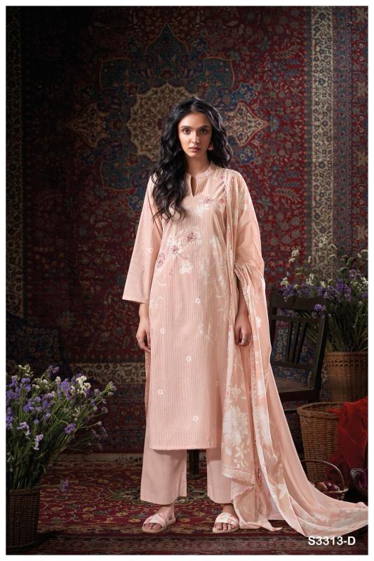 Ganga Bret Cotton Printed Embroidered Salwar Suit Collection in Surat