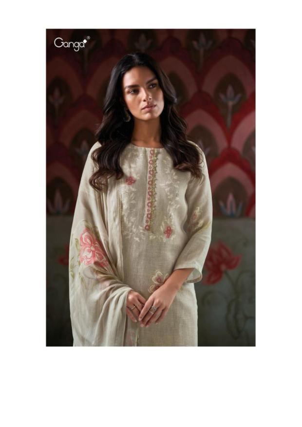 Ganga Carina 3406 catalog wholesale unstitched salwar kameez suppliers in Surat