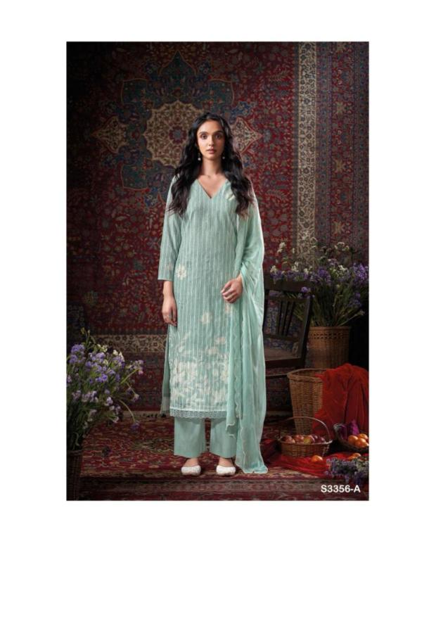 Ganga Gillian 3356 catalog buy wholesale salwar kameez in surat