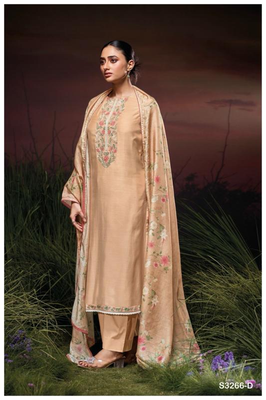 Ganga Janita Bemberg Silk Embroidered Salwar Suit Branded Salwar Suits wholesalers in Surat