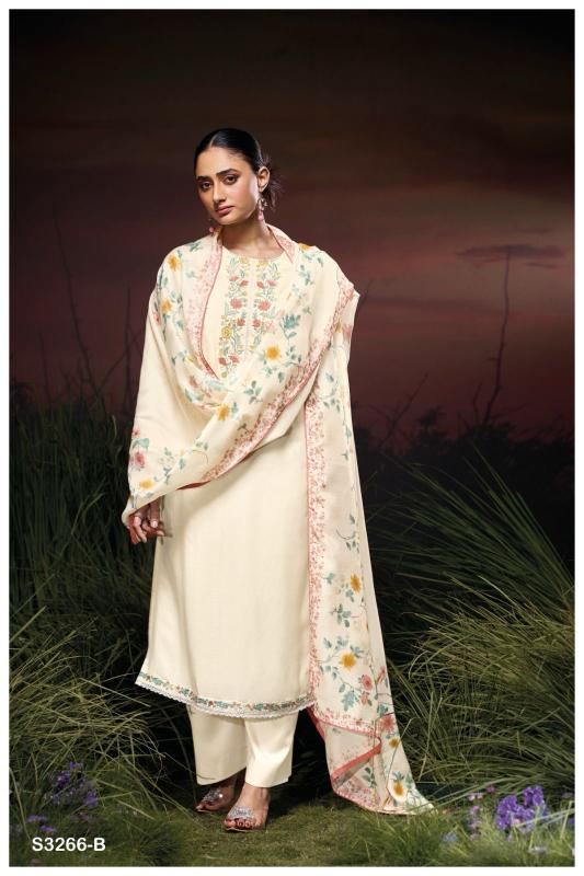 Ganga Janita Bemberg Silk Embroidered Salwar Suit Branded Salwar Suits wholesalers in Surat