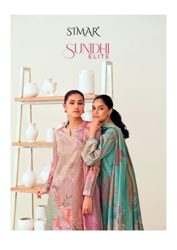 Glossy Simar Sunidhi Elite Catalog salwar kameez wholesaler in Surat