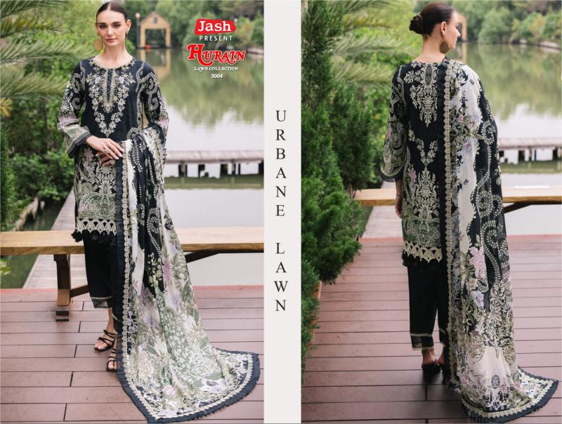 Jash Hurain Vol 3 Lawn Cotton Dress Material Collection wholesale market in Surat