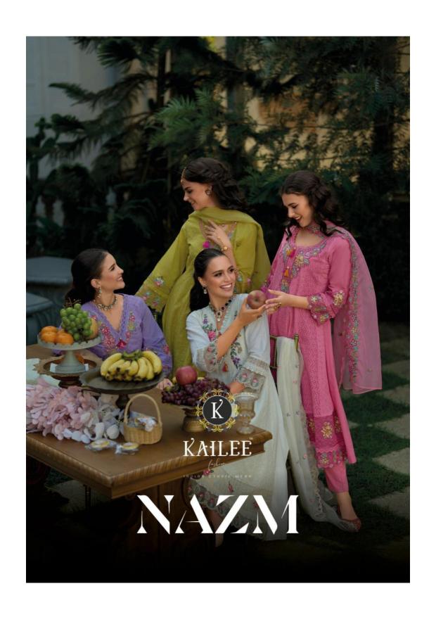 Kailee Nazm Catalog south india shopping mall kurtis in Surat