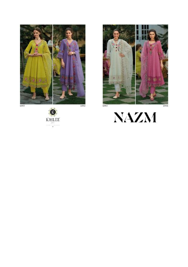 Kailee Nazm Catalog south india shopping mall kurtis in Surat