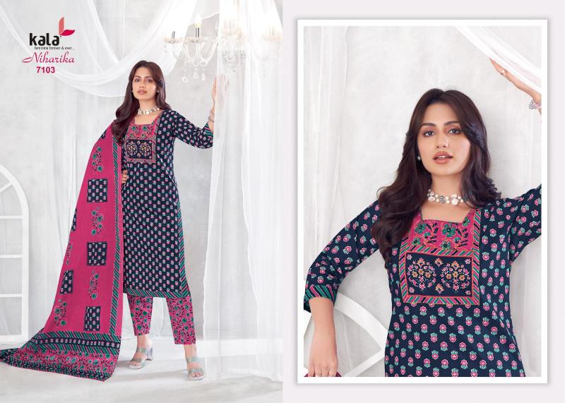 Kala Niharika Vol 4 Jaipuri Printed Dress Material wholesale market in Surat