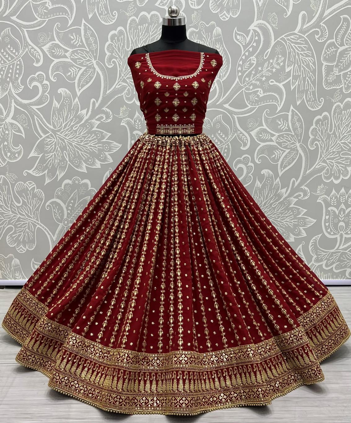Kapda Wholesale Lc 2345 Blooming Georgette Designer Bridal Lehenga Choli market in Surat