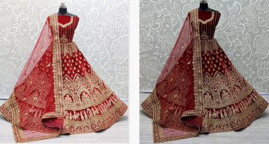 Kapda Wholesale Lc 2346 Velvet Designer Thread Work And Diamond Work Lehenga Choli manufacturers of Wholesale choli market in Surat