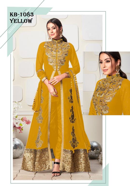 Kb 1083 Colors Designer Embroidered Salwar Suits Collection wholesale market in Surat