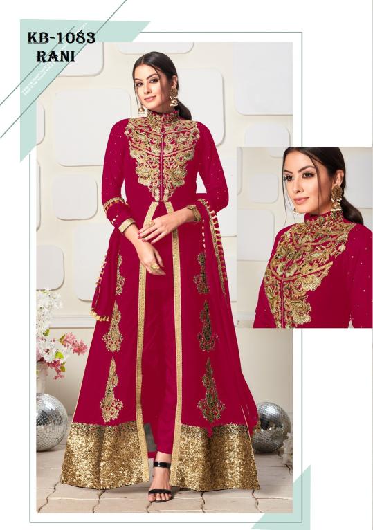Kb 1083 Colors Designer Embroidered Salwar Suits Collection wholesale market in Surat