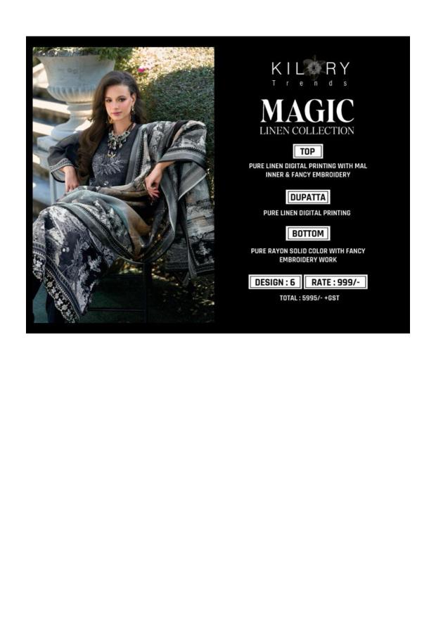 Kilory Magic Catalog designer salwar kameez wholesalers india