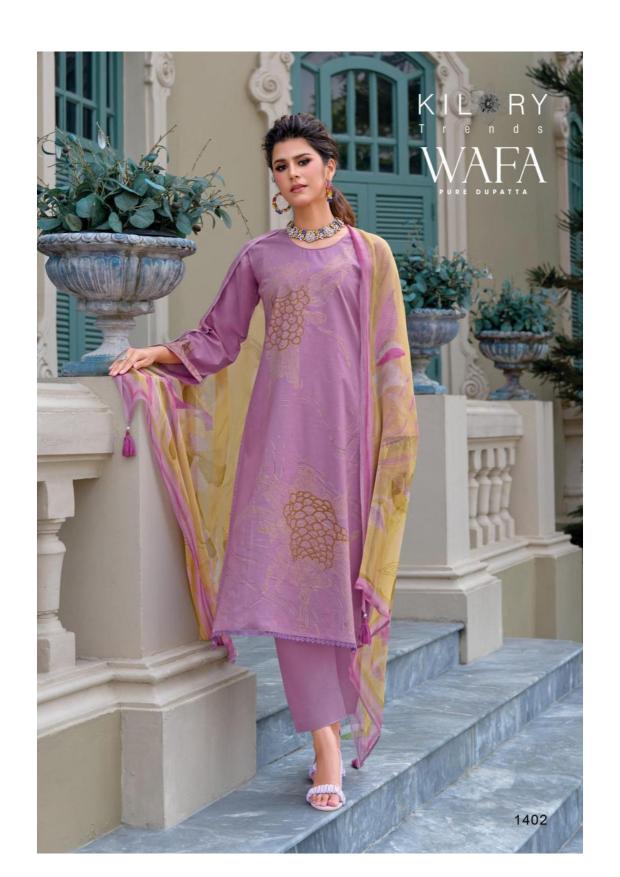 Kilory Wafa Catalog ludhiyana design salwar kameez wholesale exporter in Surat