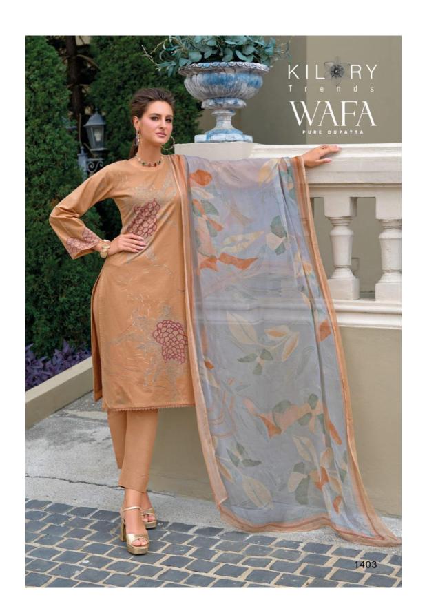 Kilory Wafa Catalog ludhiyana design salwar kameez wholesale exporter in Surat