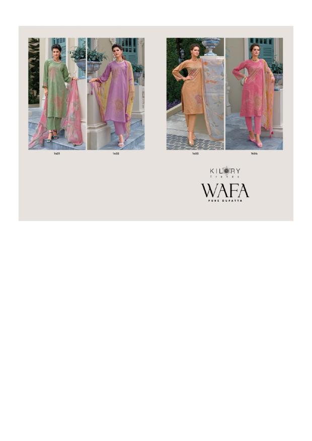 Kilory Wafa Catalog ludhiyana design salwar kameez wholesale exporter in Surat