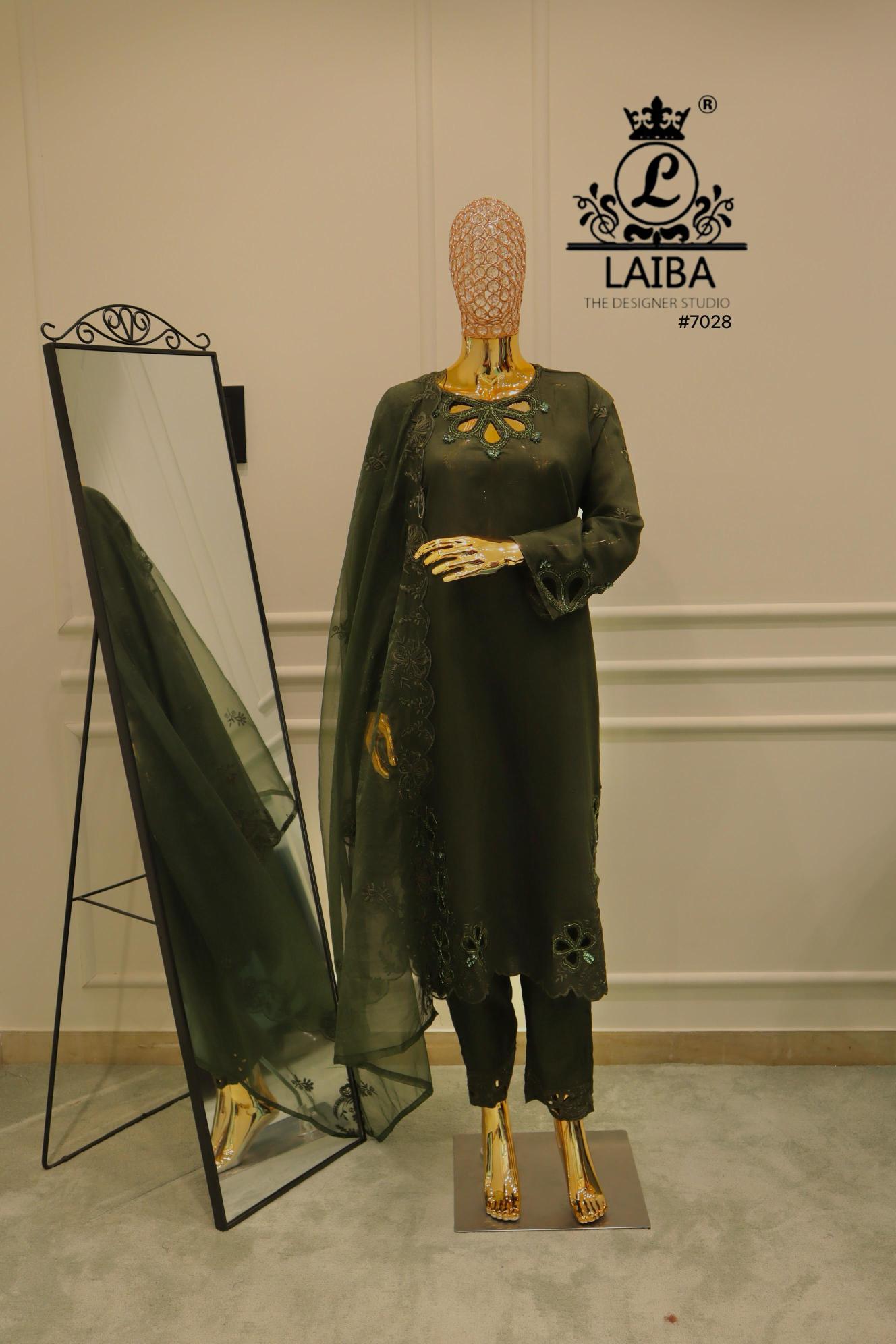 Laiba Am 7028 Viscose Slub Pakistani Ready Made Suits Collection in India