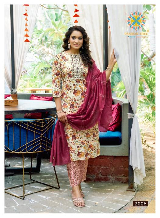 Minarava Vol 2 By Passion Tree Capsule Printed Ready Made Collection wholesalers in Surat