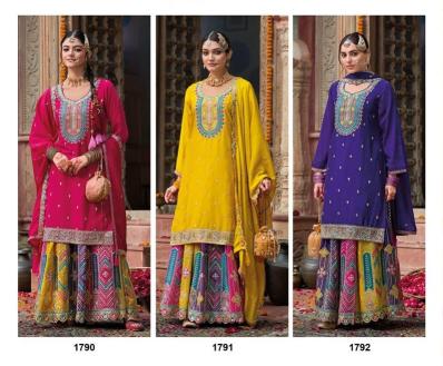 Mohini Hit 1790 To 1792 Embroidered Readymade Suits wholesalers in Surat