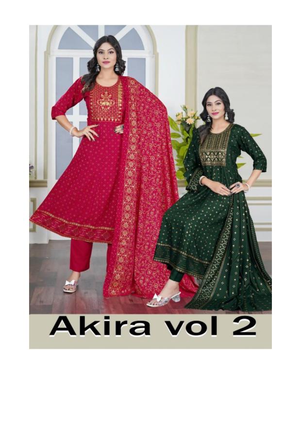 Padmavati Akira Plus vol 2 catalog kurti business in Surat