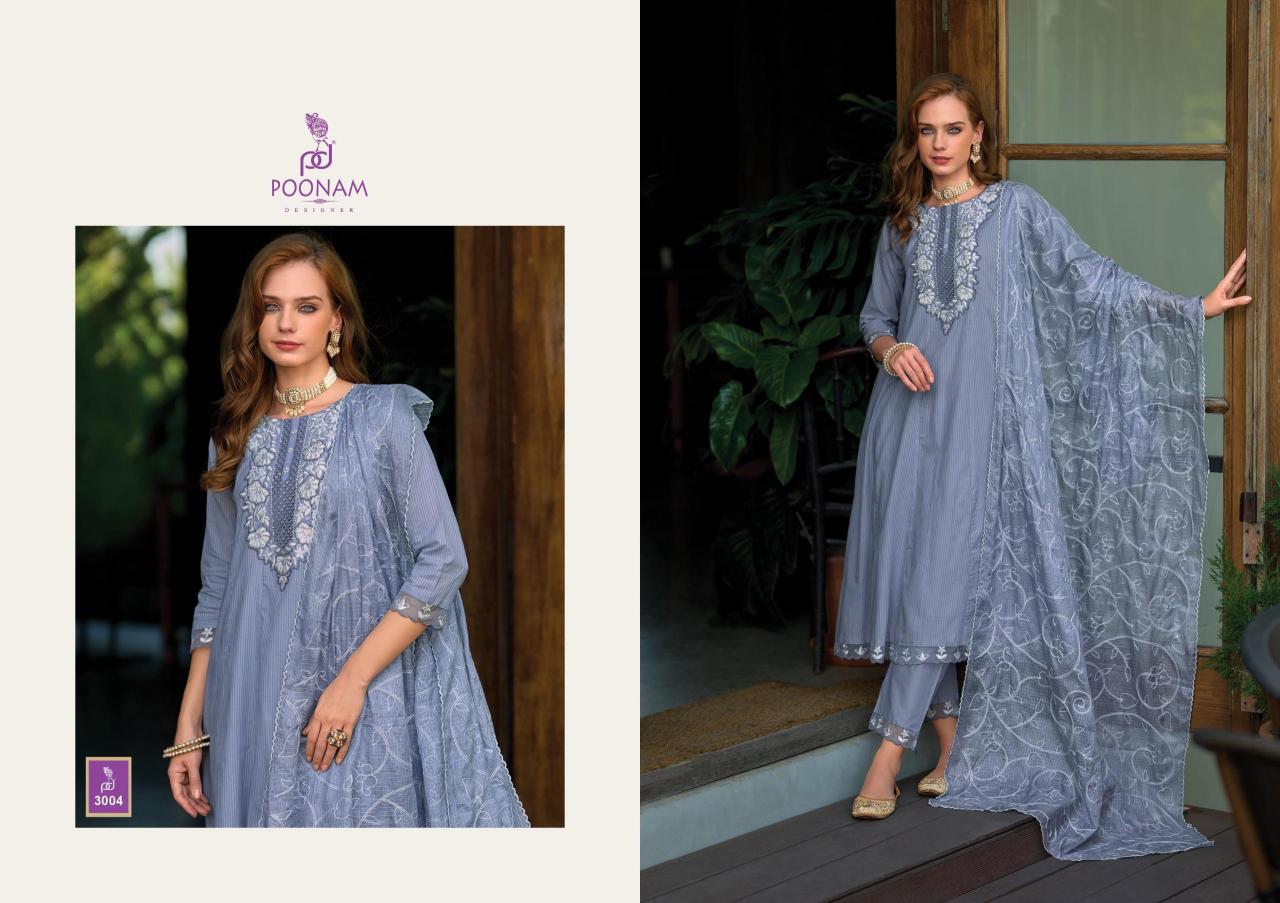 Poonam Karigari Cotton Jacquard Kurti Bottom With Dupatta wholesale Kurti India