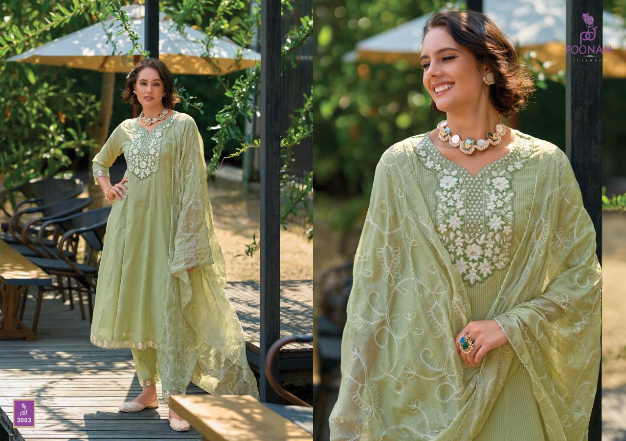 Poonam Karigari Cotton Jacquard Kurti Bottom With Dupatta wholesale Kurti India