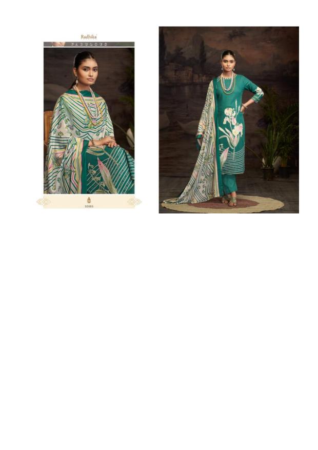 Radhika Azara Roshni catalog wholesale dress materials online in Surat