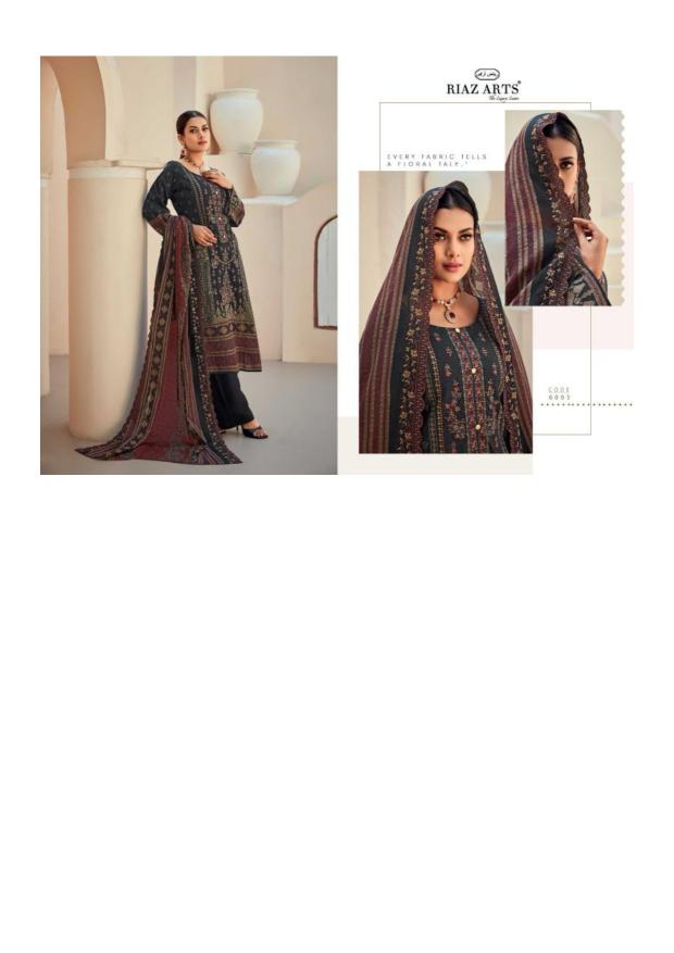 Riaz Arts Bin Saeed Vol 6 Catalog wholesale dress material shops near me in Surat
