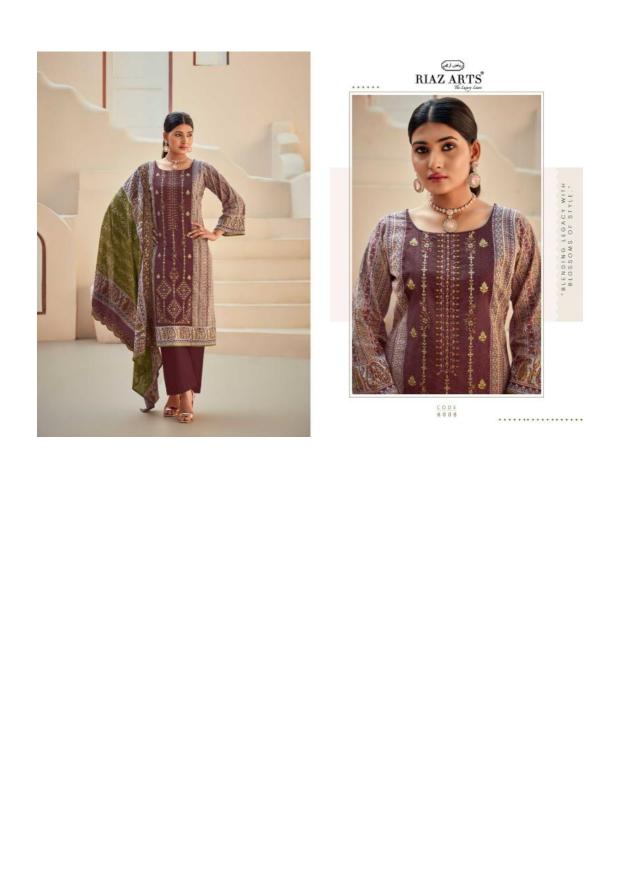 Riaz Arts Bin Saeed Vol 6 Catalog wholesale dress material shops near me in Surat