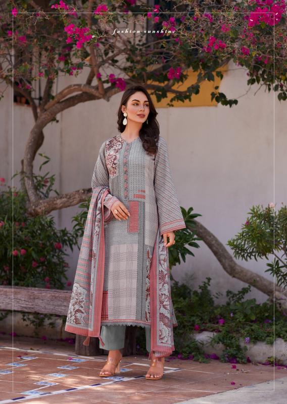 Sadhana Izel Jam Cotton Digital Printed Dress Material manufacturers of Dress material in Surat