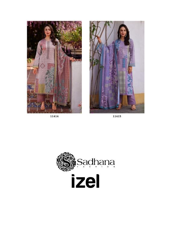 Sadhana Izel Jam Cotton Digital Printed Dress Material manufacturers of Dress material in Surat