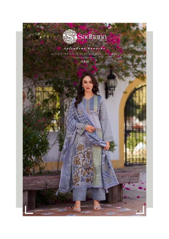 Sadhana Izel Jam Cotton Digital Printed Dress Material manufacturers of Dress material in Surat