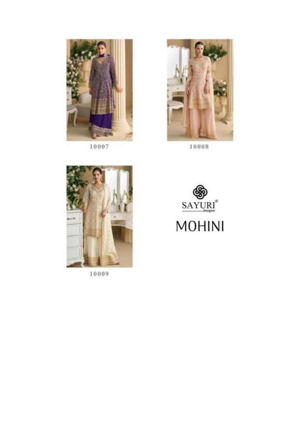 Sayuri Mohini Catalog Georgette Designer Salwar Kameez in Surat