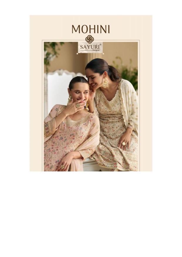 Sayuri Mohini Catalog Georgette Designer Salwar Kameez in Surat