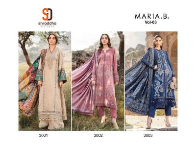 Shraddha Maria B Vol 3 catalog plazo suit pakistani