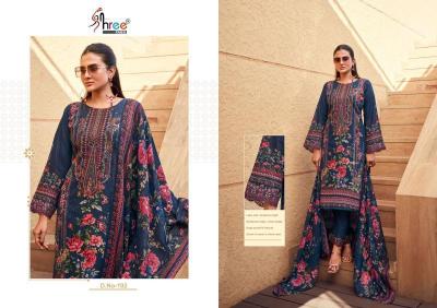 Shree Fabs Khadiza Premium Lawn Collection catalog pakistani suits importers in india