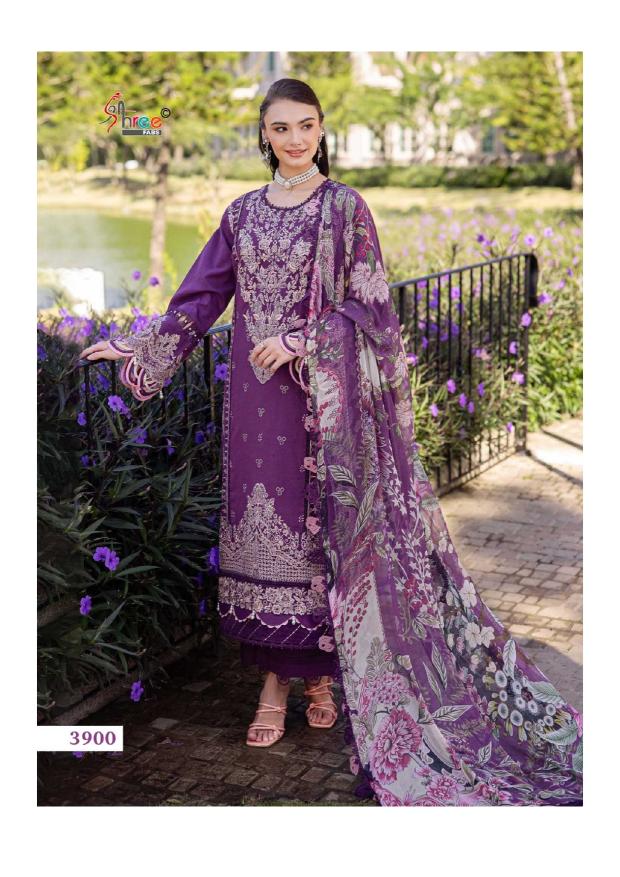 Shree Fabs Ombre Lawn Collection 25 Vol 4 Catalog Chiffon Dupatta buy original pakistani suit in Surat