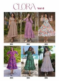 Felocity Clora Vol 7 catalog anarkali kurti india online sale