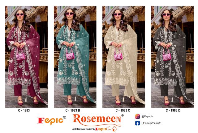 Fepic rosemeen salwar suit wholesale dress material online 