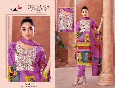 Kala Oreana Vol-8 – Kurti Pant With Dupatta - Wholesale Catalog