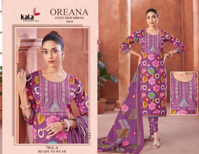 Kala Oreana Vol-8 – Kurti Pant With Dupatta - Wholesale Catalog