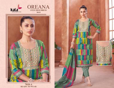 Kala Oreana Vol-8 – Kurti Pant With Dupatta - Wholesale Catalog