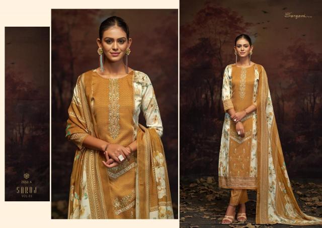 Sargam Saroj catalog wholesale dress material catalogue