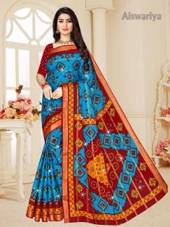 Aiswariya cotton printed Surat sarees wholesale price list