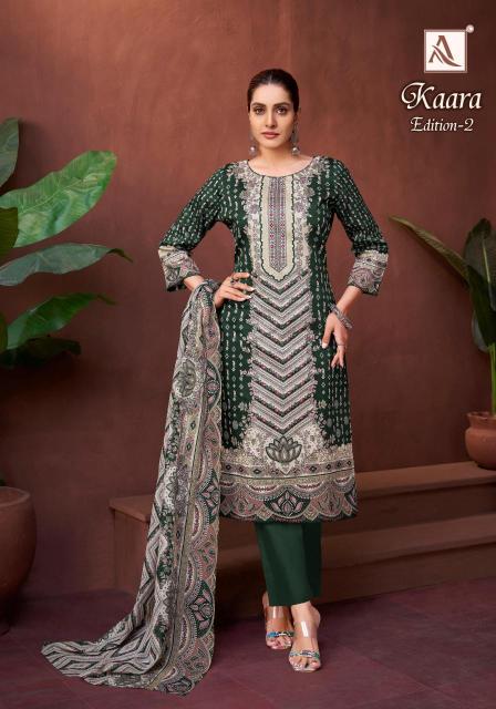 Alok suit kaara 2 Cotton dress material wholesale