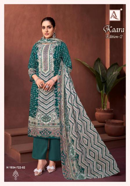 Alok suit kaara 2 Cotton dress material wholesale
